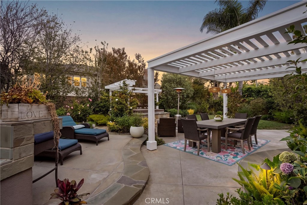 Virtual Twilight of Yard - 5771 Grimsby Drive, Huntington Beach CA 92649 - photo 52