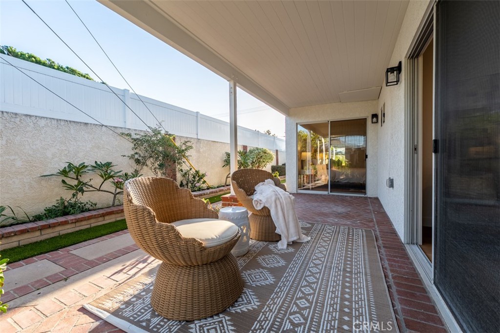 View of back yard from patio - 6502 Clare Drive, Huntington Beach CA 92647 - photo 25