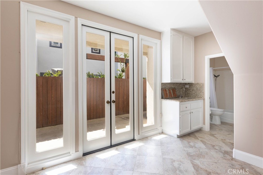 French door lead to other garage - 741 Alabama, Huntington Beach CA 92648 - photo 29