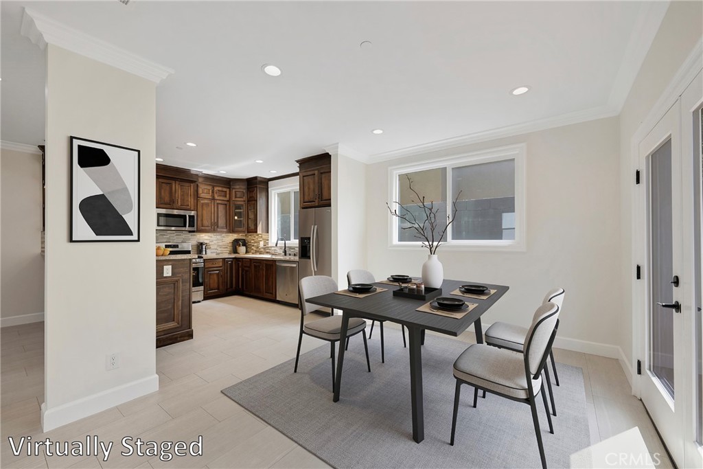 Dining Room. Virtually Staged - 7776 Liberty, Huntington Beach CA 92647 - photo 8