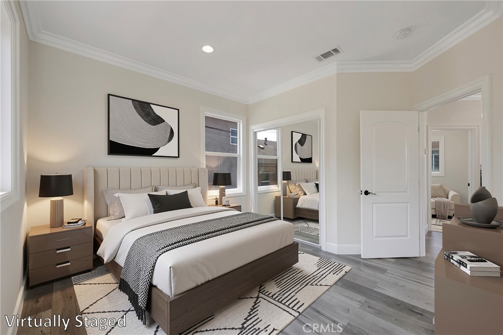 Third Bedroom with private bathroom. Virtually Staged - 7776 Liberty, Huntington Beach CA 92647 - photo 22