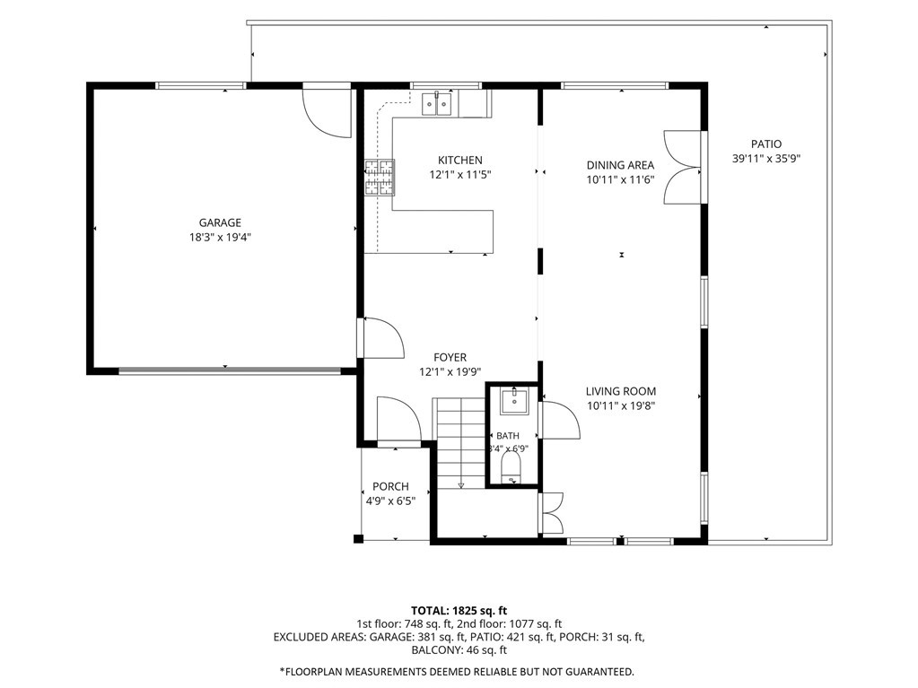 Estimated Floor Plan Dimensions - 7776 Liberty, Huntington Beach CA 92647 - photo 44