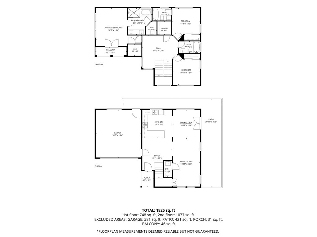 Estimated Floor Plan Dimensions - 7776 Liberty, Huntington Beach CA 92647 - photo 46