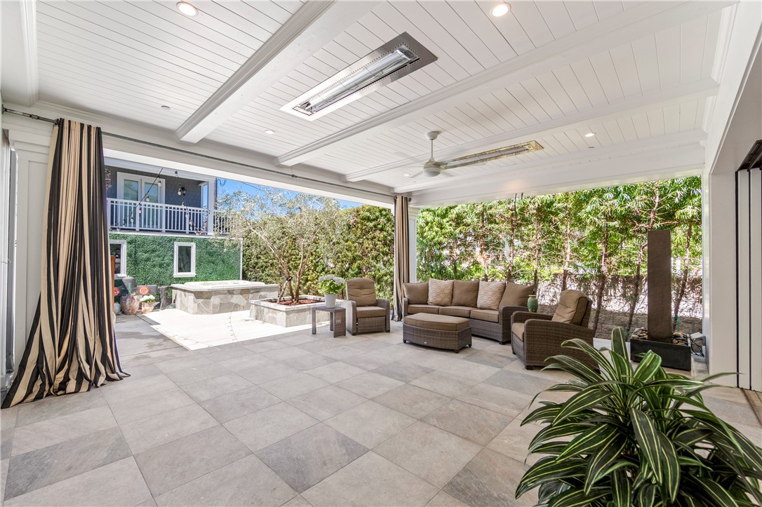 Loggia with heat and fan - 817 Main Street, Huntington Beach CA 92648 - photo 32