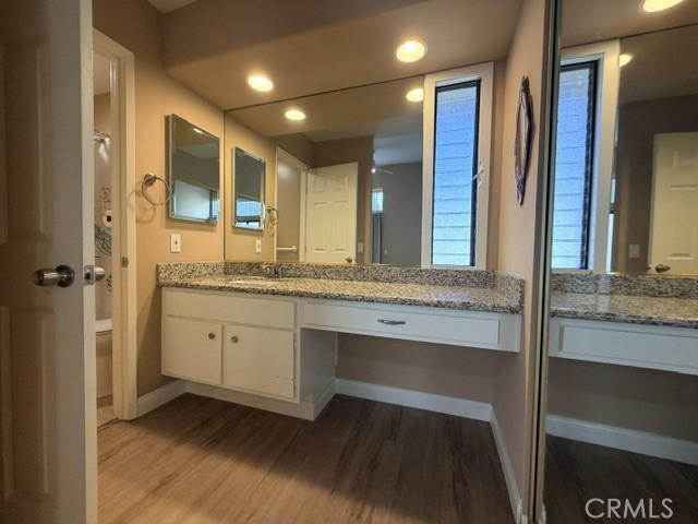 Primary bathroom - 8566 Larkhall Circle 813B, Huntington Beach CA 92646 - photo 26