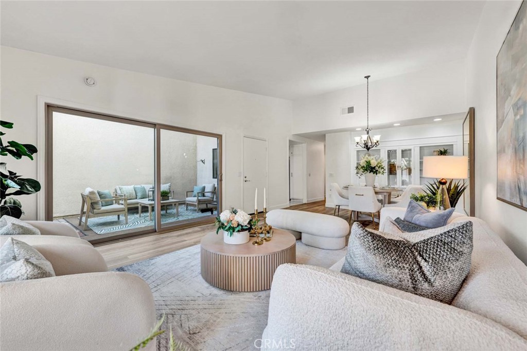Light & Bright Living Room W/Vaulted Ceiling - 8605 Solano 1005-B, Huntington Beach CA 92646 - photo 2