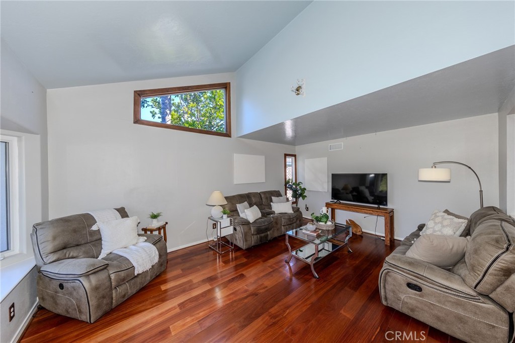 Beautiful Mahogany Hardwood Floors. - 8712 Mossford Dr., Huntington Beach CA 92646 - photo 5