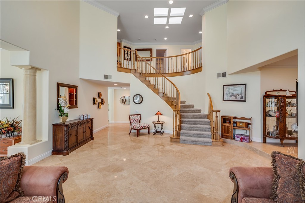Living Room and Spiral Staircase - 9332 Power, Huntington Beach CA 92646 - photo 7