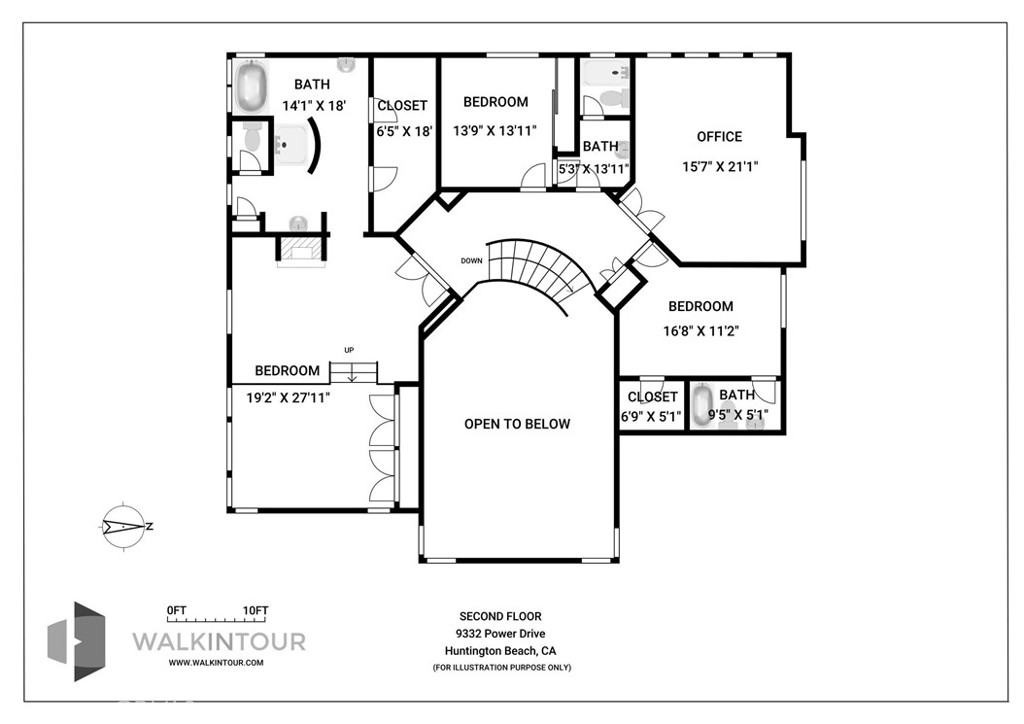 2nd Story Floor Plan - 9332 Power, Huntington Beach CA 92646 - photo 54