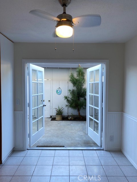 Looking From Dining room to French Doors Leading to patio - 9711 Adams, Huntington Beach CA 92646 - photo 2