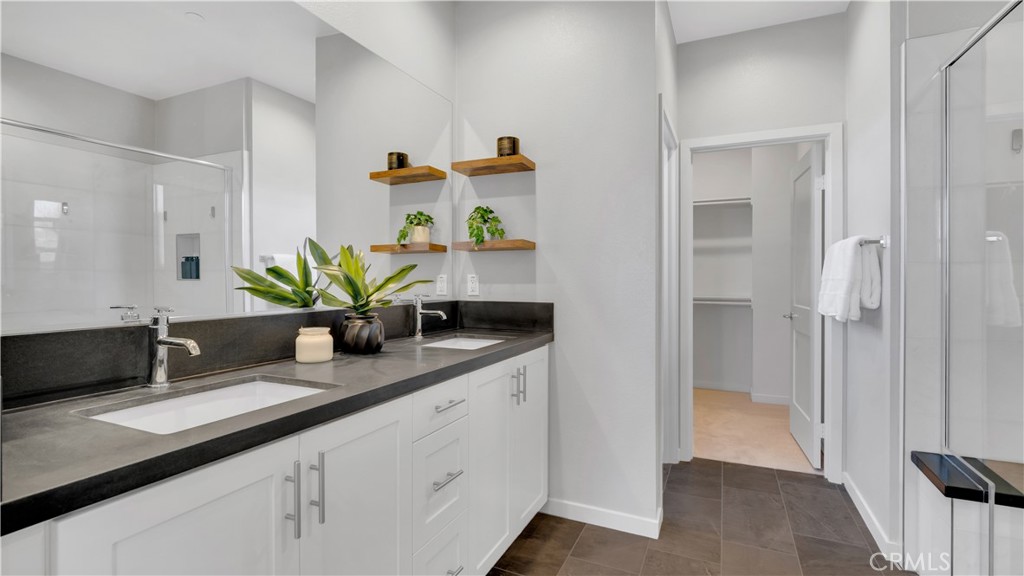 Primary Bath - Dual Sinks with Matte Granite Counters - 100 Tenor, Irvine CA 92618 - photo 26
