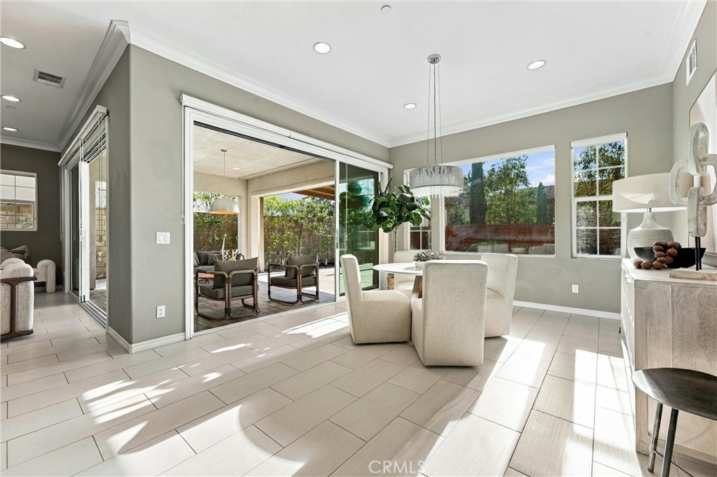 Dining area off kitchen, opens to California room - 104 Sparrow, Irvine CA 92618 - photo 22