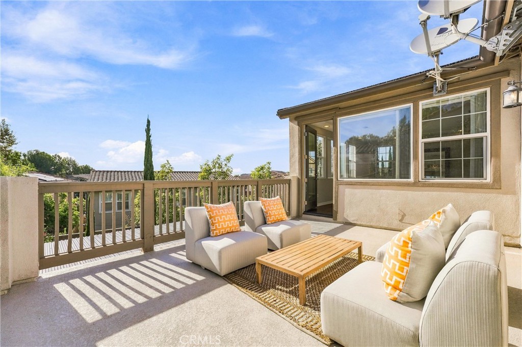 Private balcony off primary bedroom - 104 Sparrow, Irvine CA 92618 - photo 49