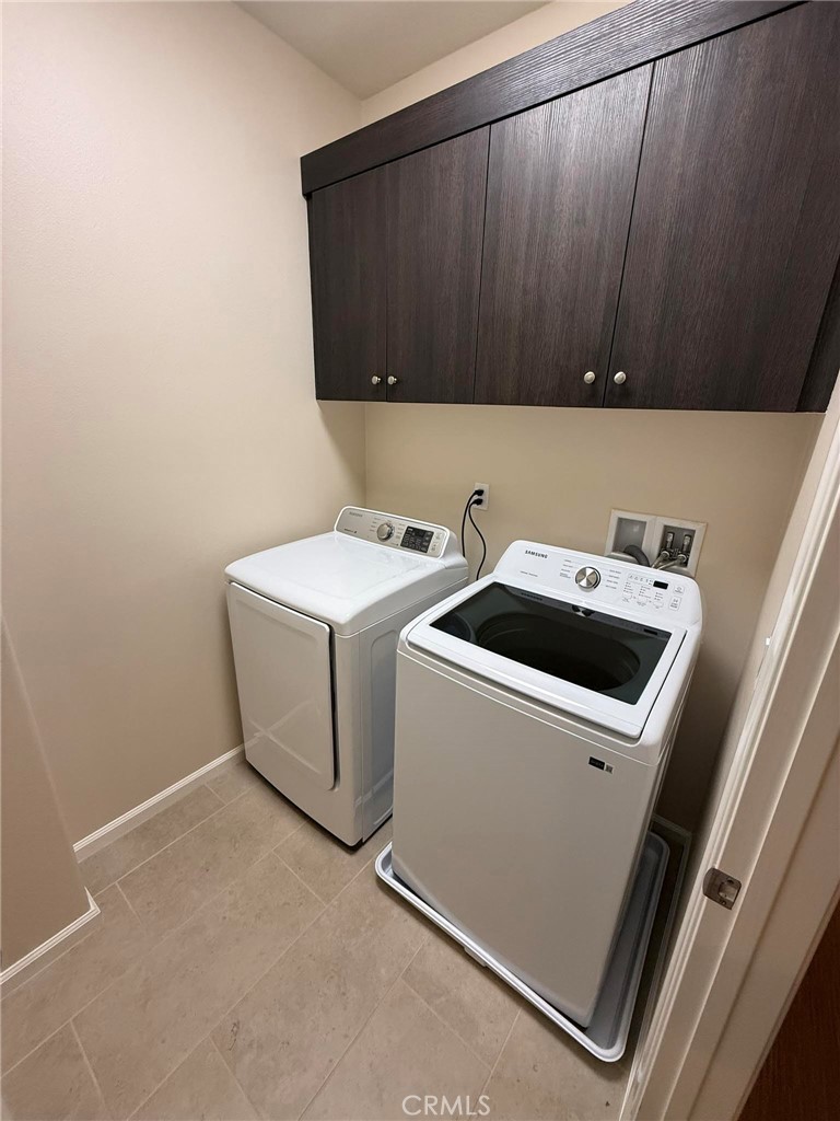Laundry on Bedroom level - individual room with storage. Washer & Dryer included. - 104 Strawberry Grove, Irvine CA 92620 - photo 17