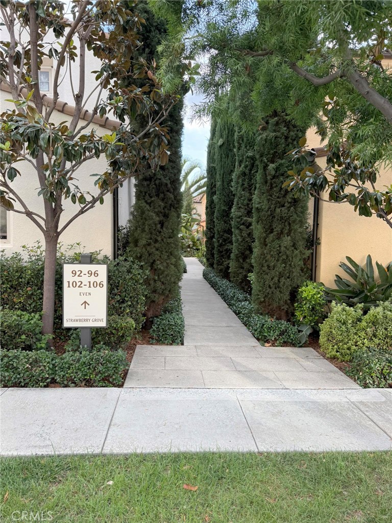 Pathway leads to front entry. - 104 Strawberry Grove, Irvine CA 92620 - photo 19