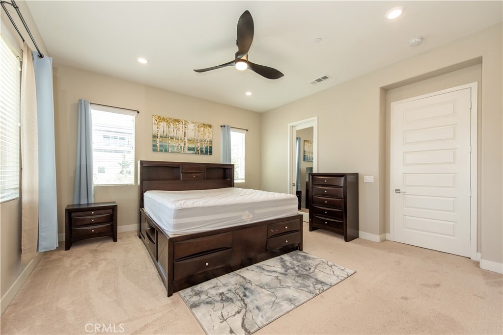 Master bedroom with closet - 107 Pitch, Irvine CA 92618 - photo 11