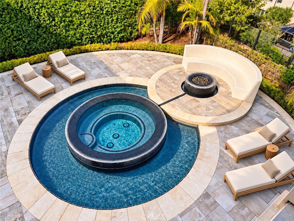 AI enhanced plunge pool water feature - 109 Heather Mist, Irvine CA 92618 - photo 18