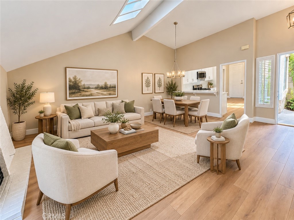 Spacious Living room virtually staged - 11 Beechwood, Irvine CA 92604 - photo 4