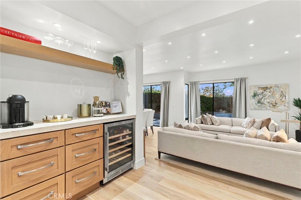 Custom built-in cabinets for your coffee bar and wine cooler. - 11 Palos 55, Irvine CA 92612 - photo 5