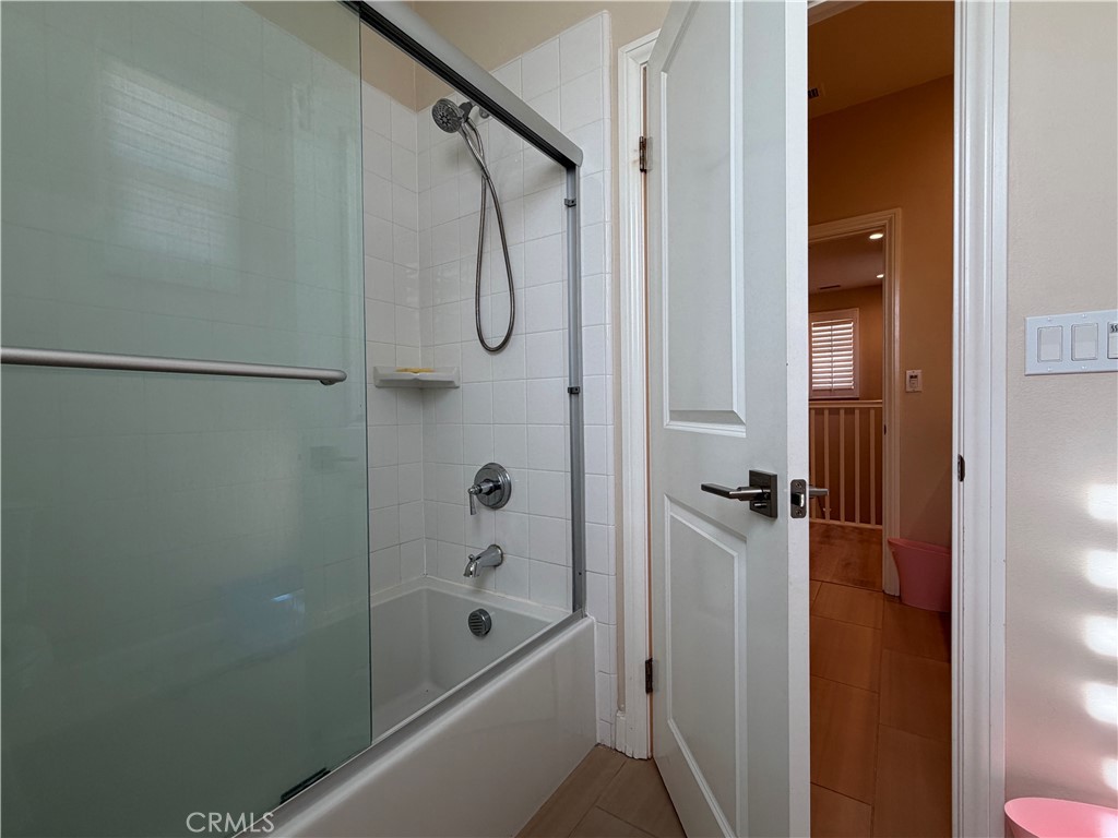 Guest bathroom shower - 116 Rotunda, Irvine CA 92620 - photo 18