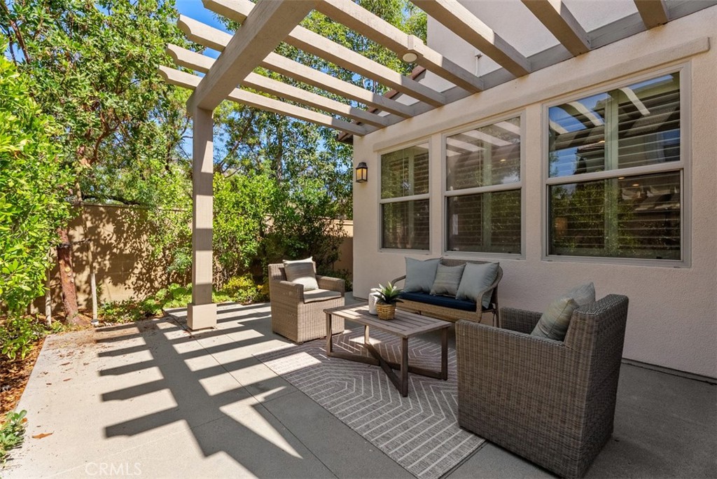 Another view of the charming patio area. - 117 Gemstone, Irvine CA 92620 - photo 29