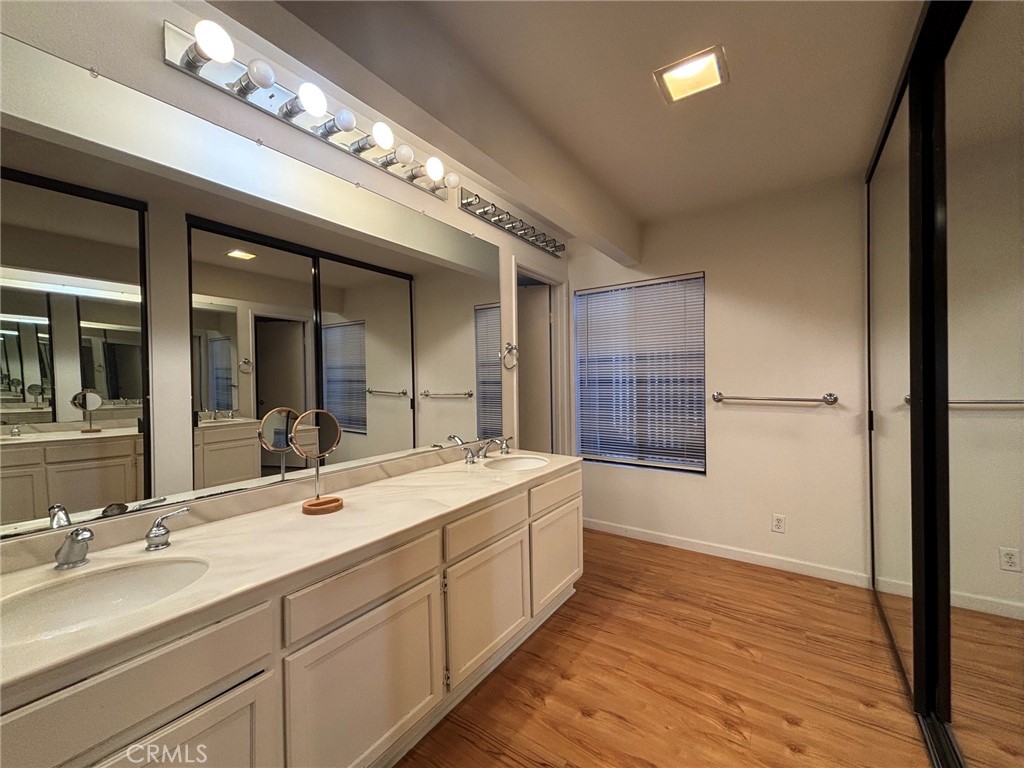 DOUBLE SINK IN PRIMARY BATHROOM - 12 Lago Norte, Irvine CA 92612 - photo 7