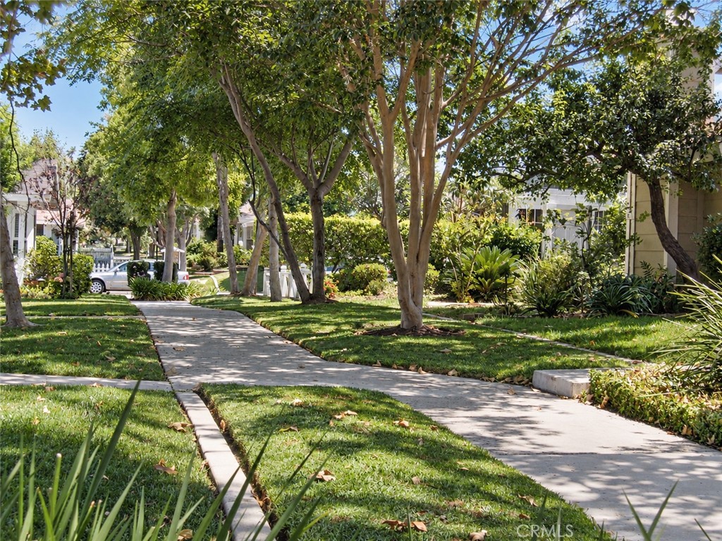 View of the walkway towards the street - 12 Spring Buck, Irvine CA 92614 - photo 10