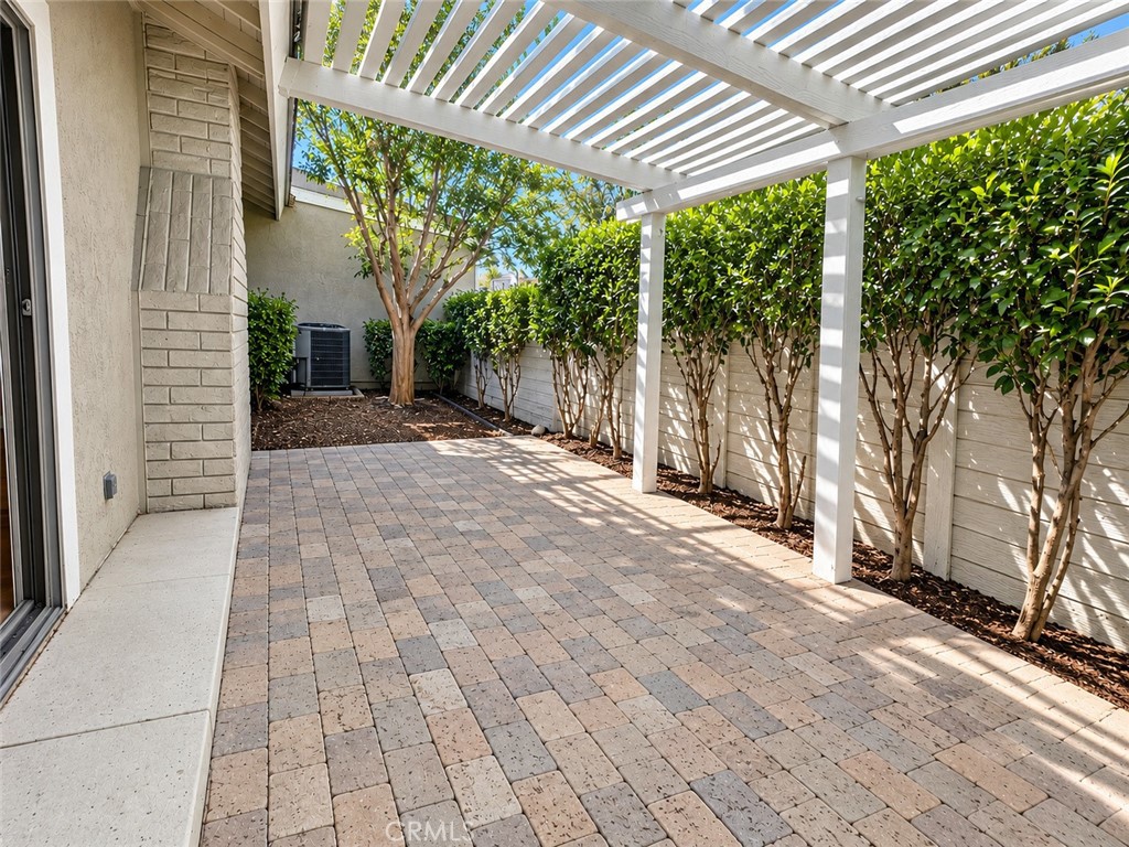 New pavers on patio and freshly painted patio cover - 12 Springwater, Irvine CA 92604 - photo 37