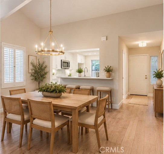 Virtually staged dining area - 12 Springwater, Irvine CA 92604 - photo 27