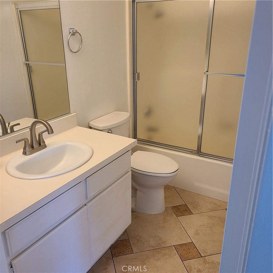 Custom tile floor in second bathroom - 125 Tarocco, Irvine CA 92618 - photo 24