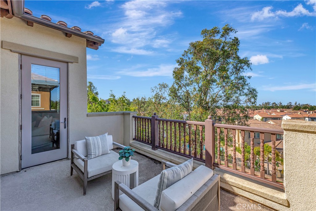 master bedroom balcony - 126 Long Fence, Irvine CA 92602 - photo 23