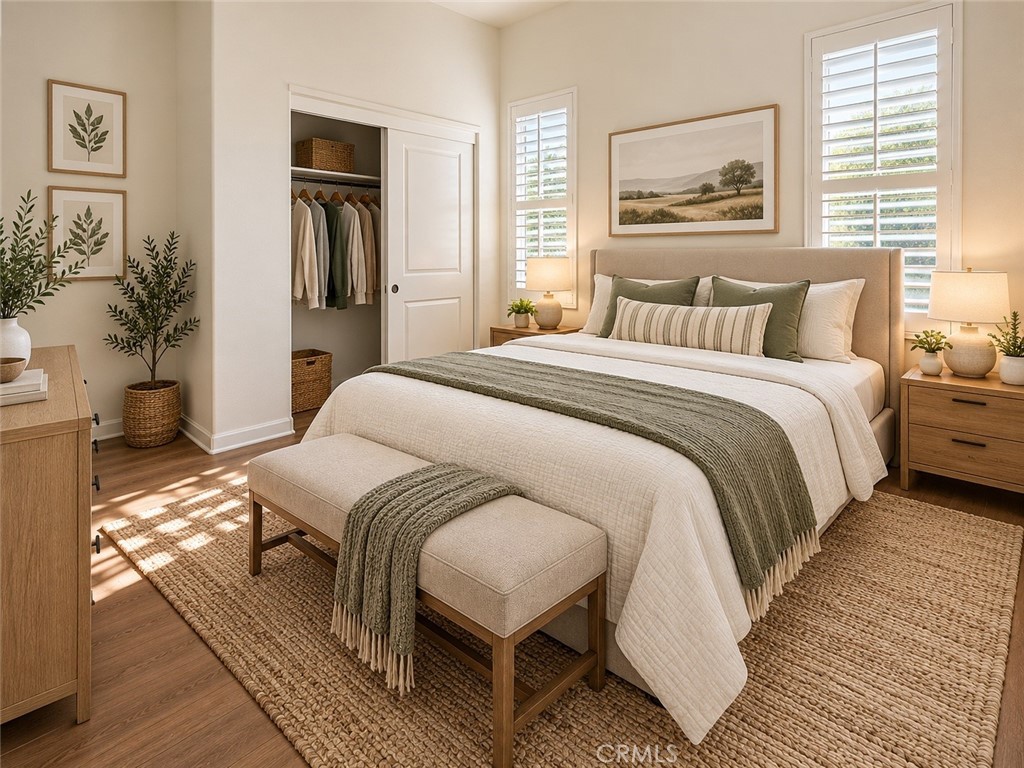 Virtually staged.Main floor bedroom. - 128 Carrotwood, Irvine CA 92618 - photo 9