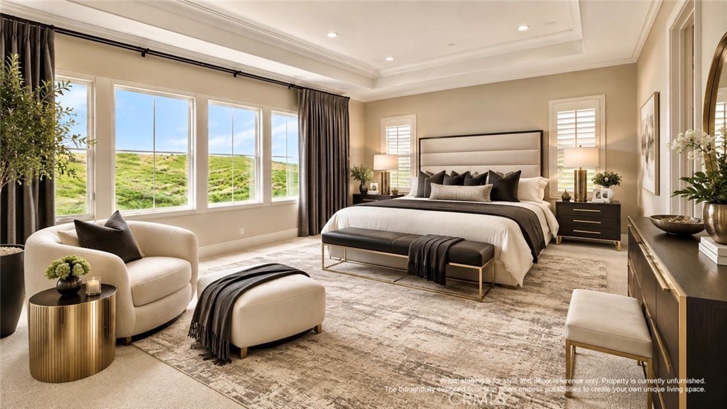 Virtual staging is for style and décor reference only. Property is currently unfurnished. The thoughtfully designed floo - 128 Roscomare, Irvine CA 92602 - photo 7