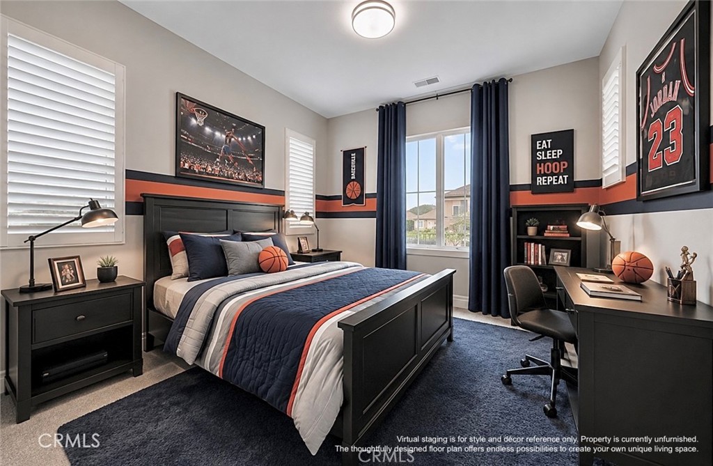 Virtual staging is for style and décor reference only. Property is currently unfurnished. The thoughtfully designed floo - 128 Roscomare, Irvine CA 92602 - photo 11