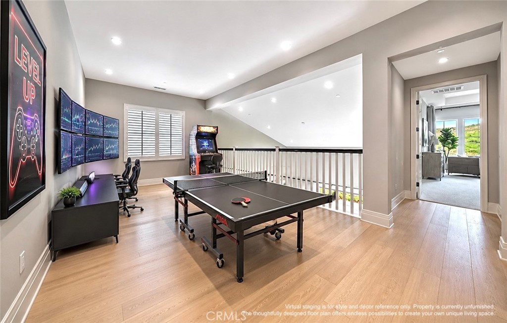 Virtual staging is for style and décor reference only. Property is currently unfurnished. The thoughtfully designed floo - 128 Roscomare, Irvine CA 92602 - photo 13