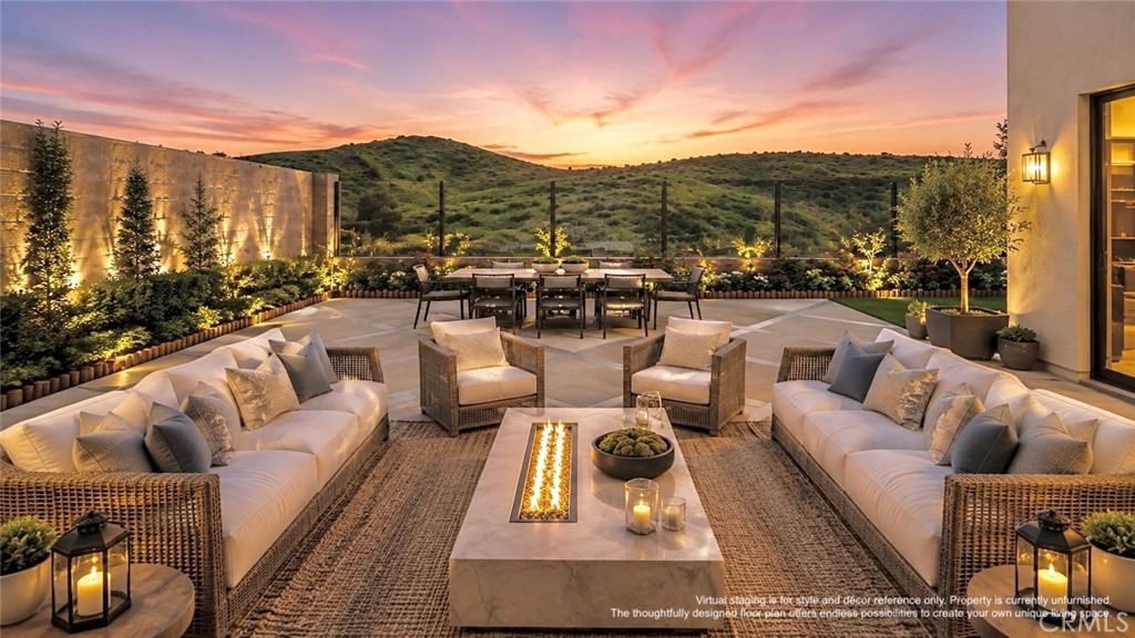 Virtual staging is for style and décor reference only. Property is currently unfurnished. The thoughtfully designed floo - 128 Roscomare, Irvine CA 92602 - photo 15