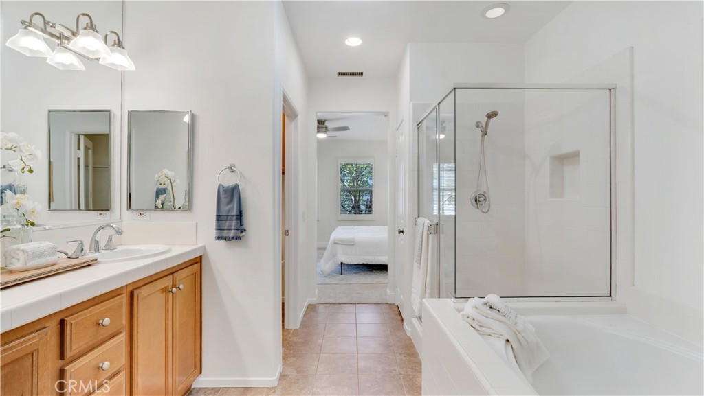 The spa-like bathroom - 128 Talmadge, Irvine CA 92602 - photo 12