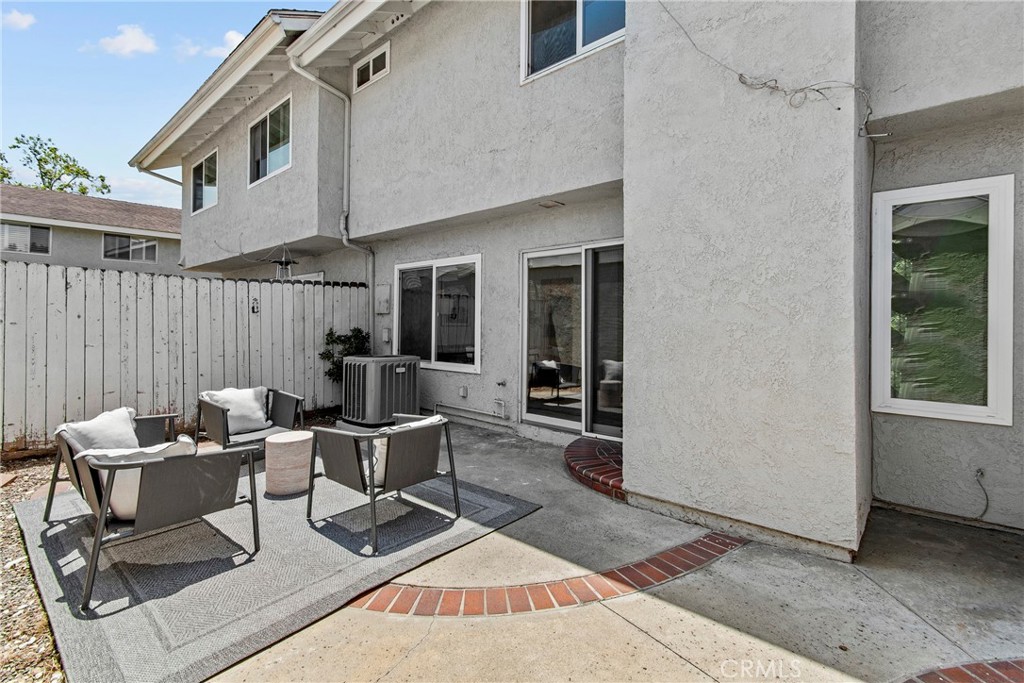 Back yard patio - Staging furniture only. Furniture will not be included. - 13 Sunflower, Irvine CA 92604 - photo 14