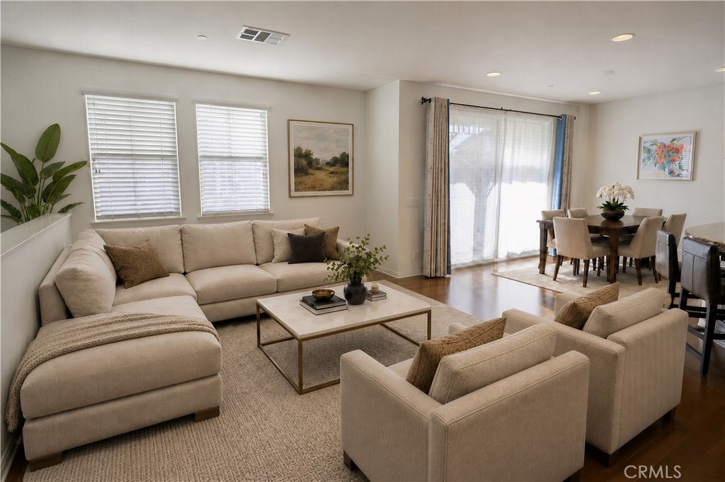 Greatroom Virtually Staged - 1333 Abelia, Irvine CA 92606 - photo 5