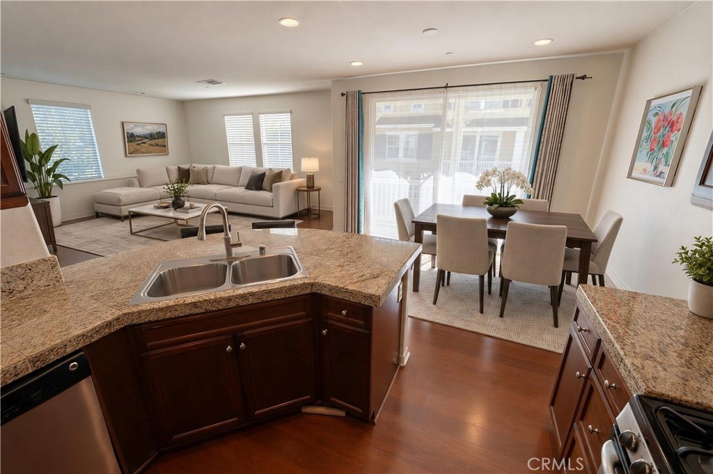 Greatroom Virtually Staged - 1333 Abelia, Irvine CA 92606 - photo 7