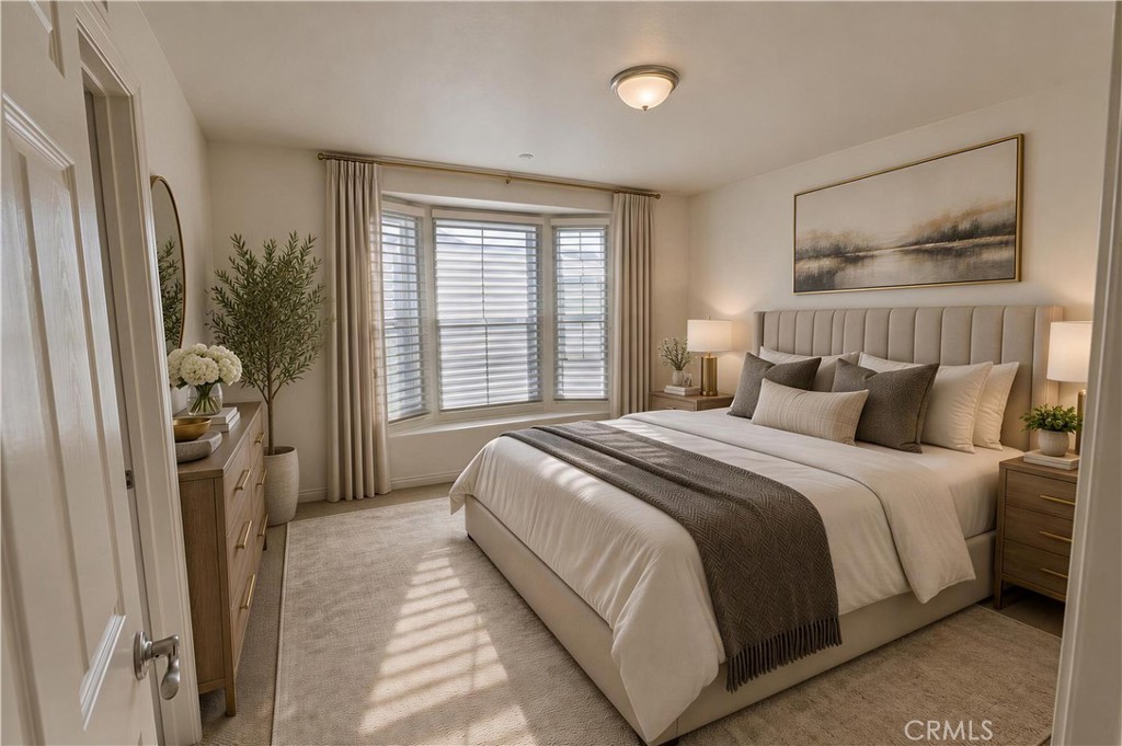 Primary Bedroom Virtually Staged - 1333 Abelia, Irvine CA 92606 - photo 13