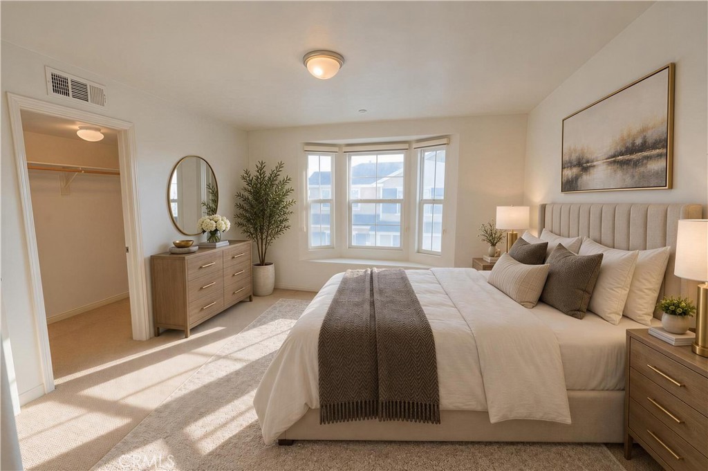 Primary Bedroom Virtually Staged - 1333 Abelia, Irvine CA 92606 - photo 15