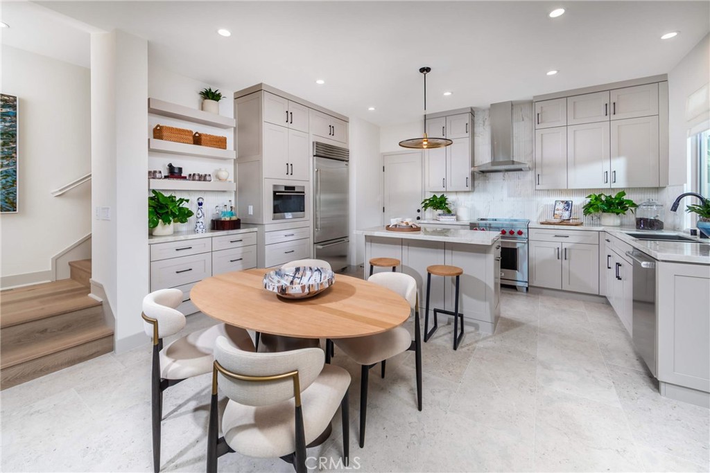 Kitchen with Wolf appliances - 136 Pisano, Irvine CA 92618 - photo 4