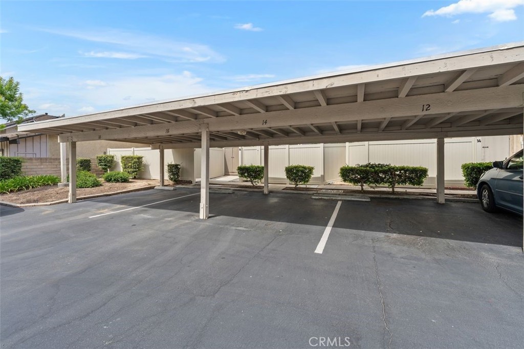 Covered carport parking conveniently located near the residence. - 14 Greenleaf, Irvine CA 92604 - photo 33