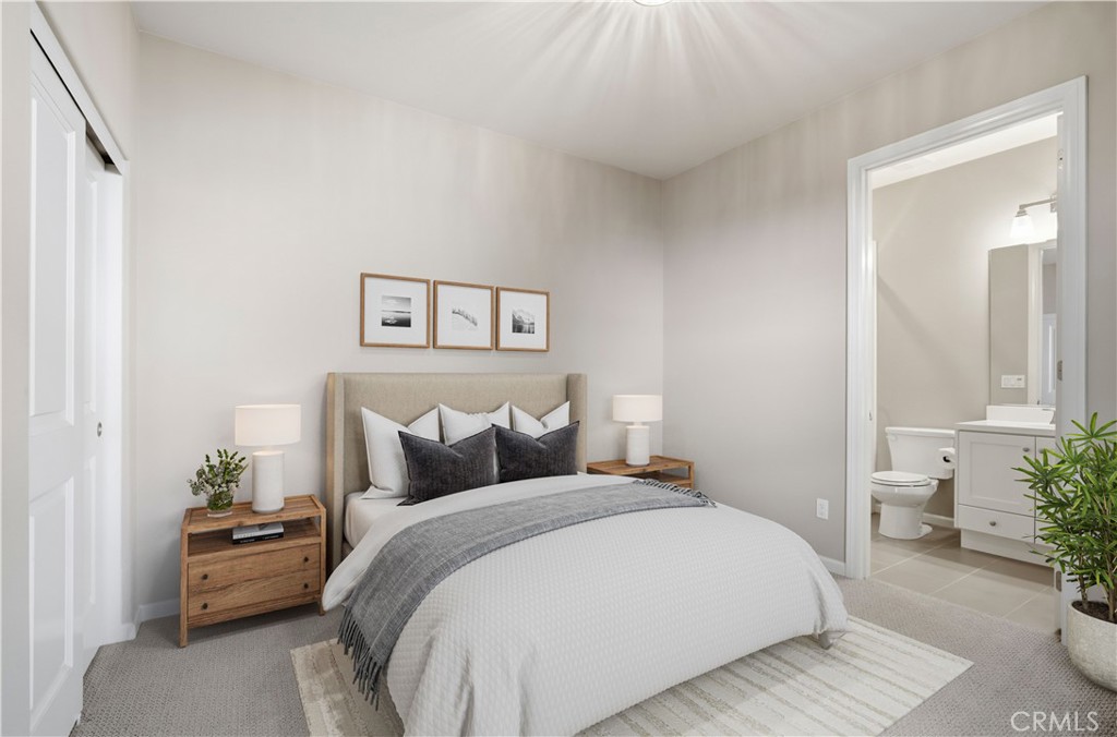 Main Level Guest Suite - Virtually Staged - 142 Firefly, Irvine CA 92618 - photo 30