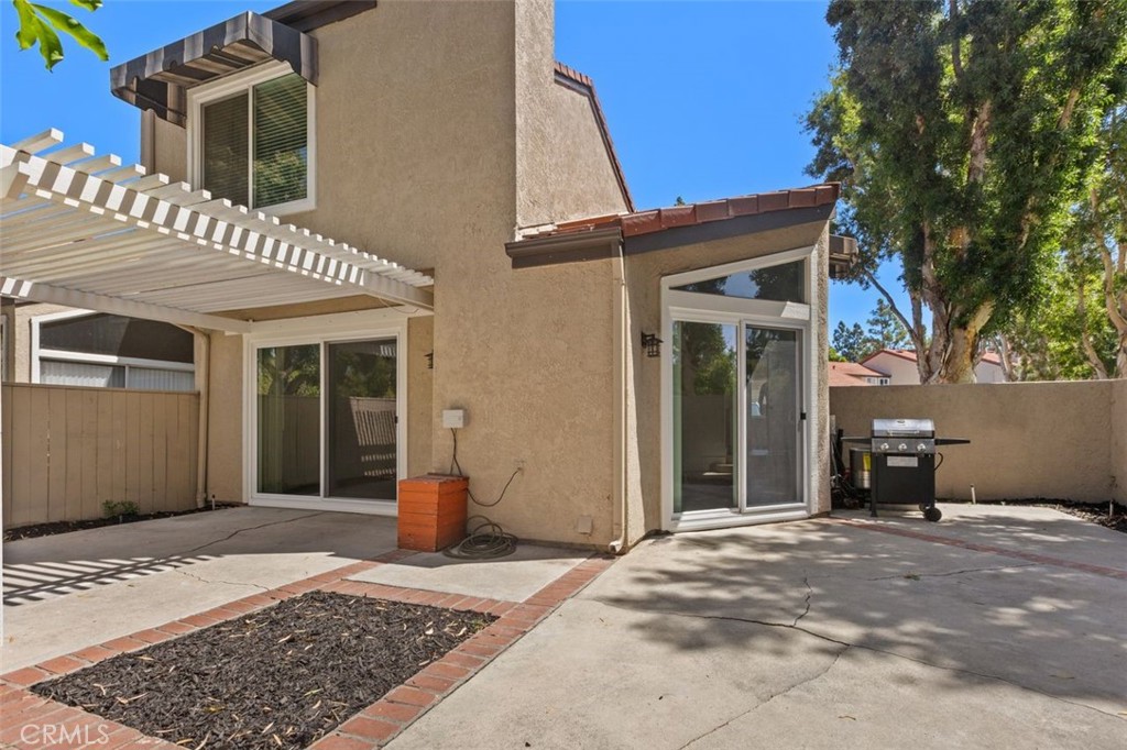 Large backyard patio - 142 Stanford Court 71, Irvine CA 92612 - photo 4