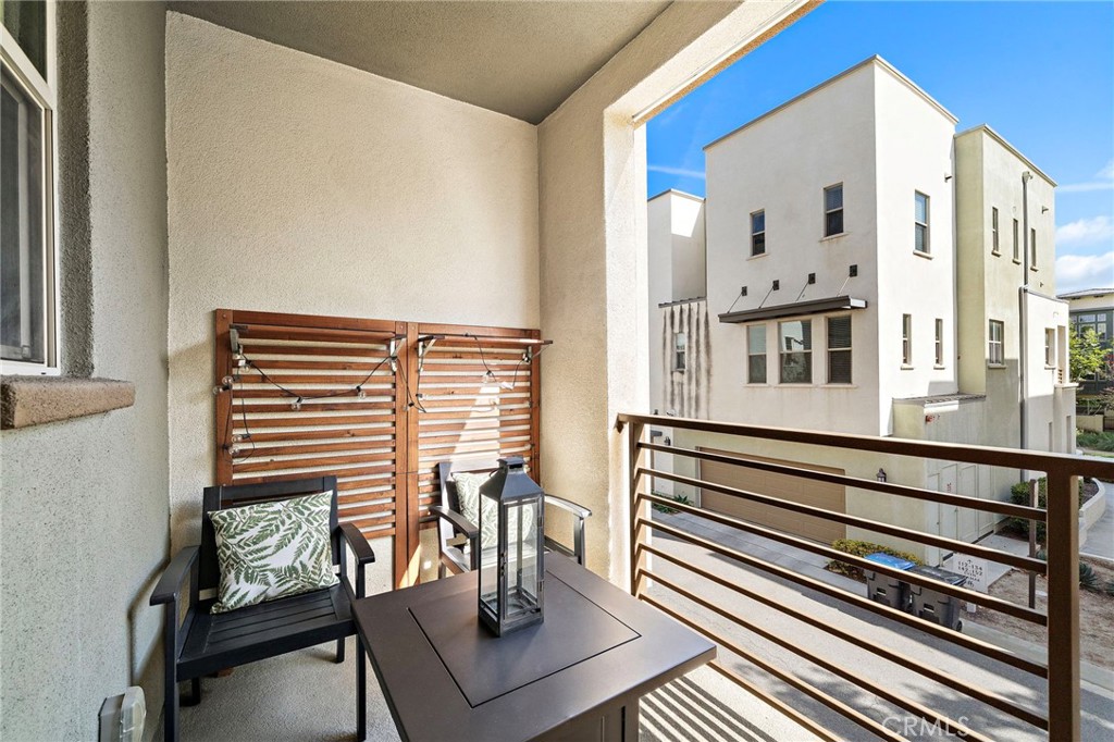 Balcony off the kitchen. - 144 Paramount, Irvine CA 92618 - photo 7