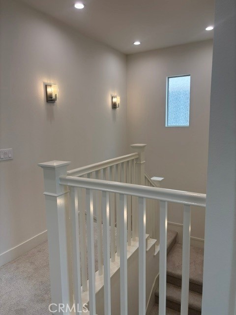 UpstairsLandingwithwall sconces - 148 Pisano, Irvine CA 92618 - photo 12