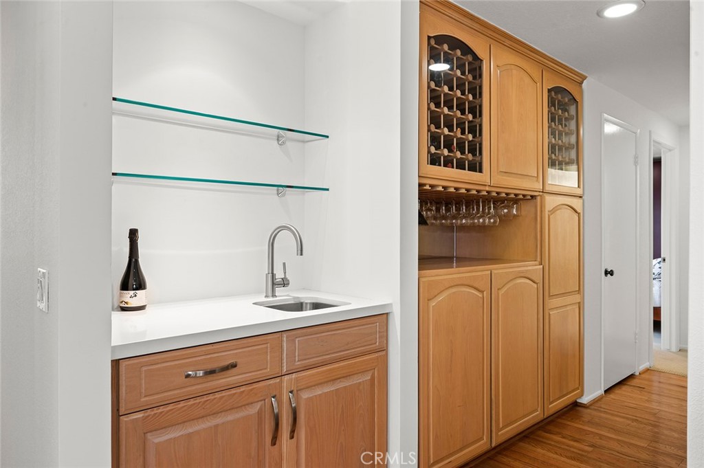 Built-in Shelves and Wine Bar - 17 Rippling Stream, Irvine CA 92603 - photo 14