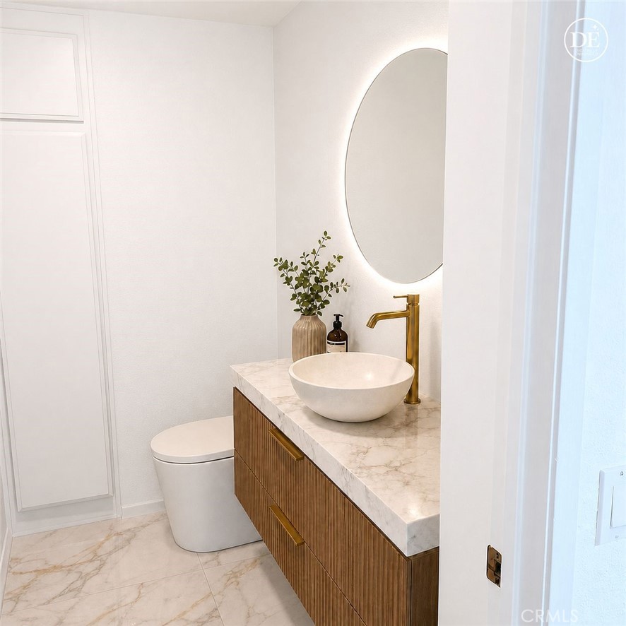 AI enhanced to convert laundry to a 1/2 bathroom - 17 Rippling Stream, Irvine CA 92603 - photo 30